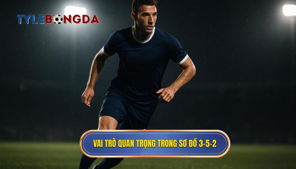 Vai trò then chốt của các vị trí trong sơ đồ 3-5-2 tấn công