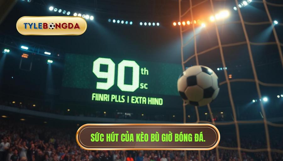Sức hút của kèo bù giờ bóng đá.