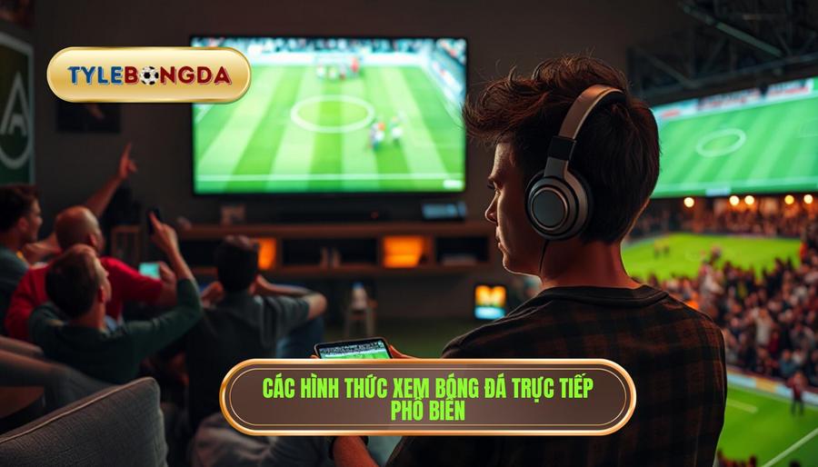 2. Các hình thức xem bóng đá trực tiếp phổ biến