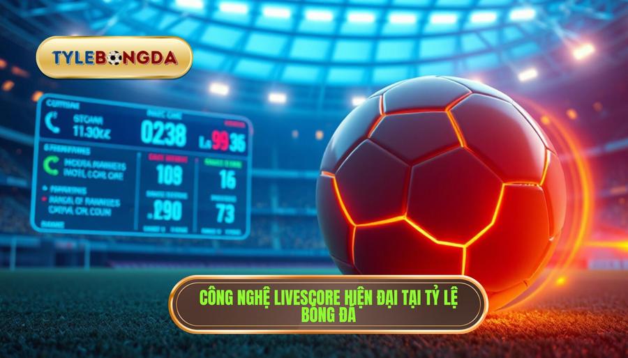 2. Công nghệ Livescore hiện đại tại TỶ LỆ BÓNG ĐÁ