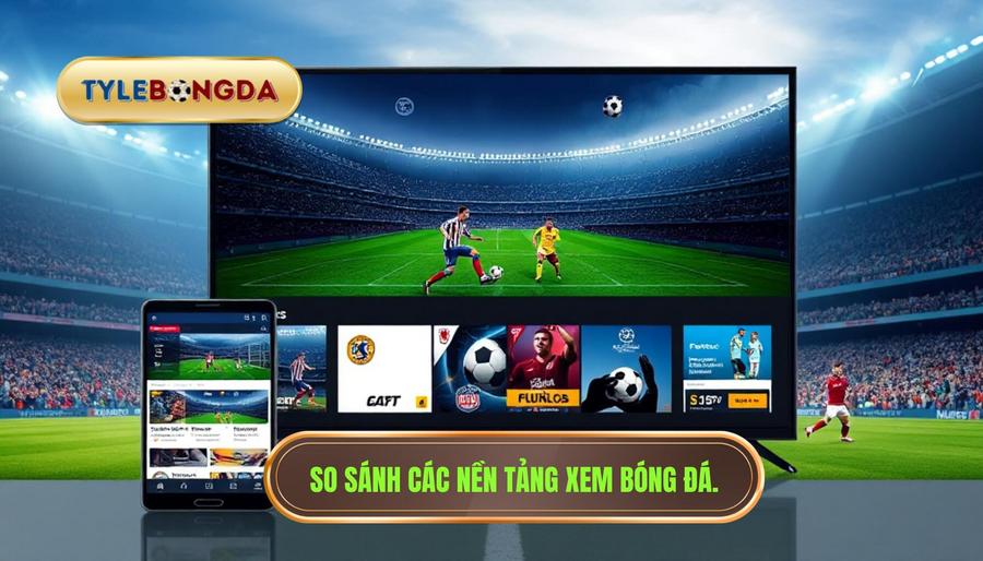 3. So sánh các nền tảng xem bóng đá.